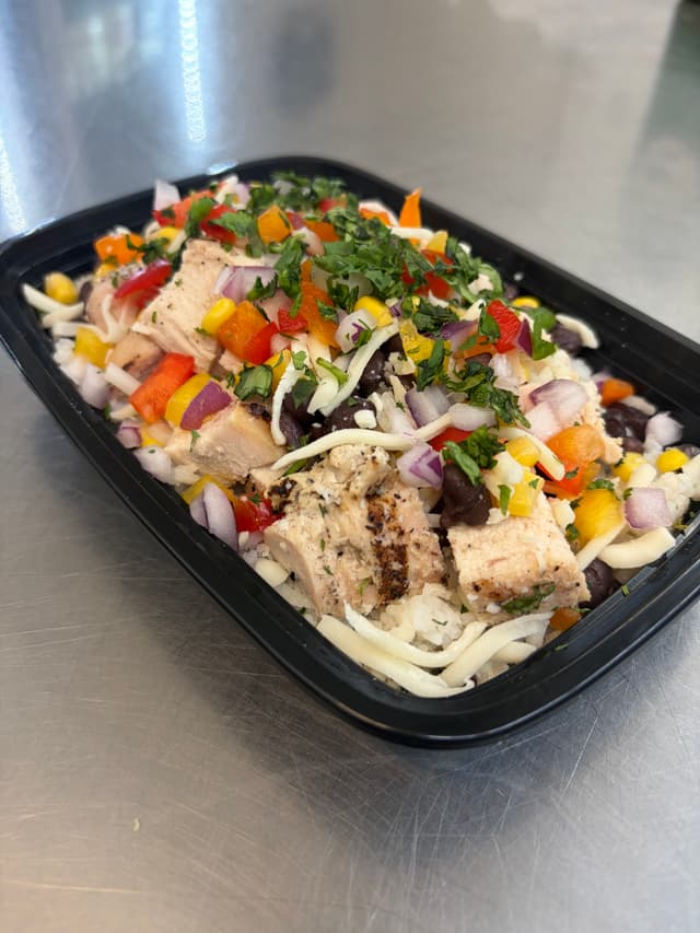 Loaded Chicken Burrito Bowl